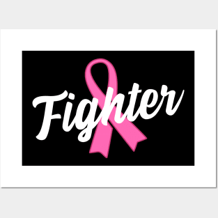 Breast Cancer Fighter Pink Ribbon Posters and Art